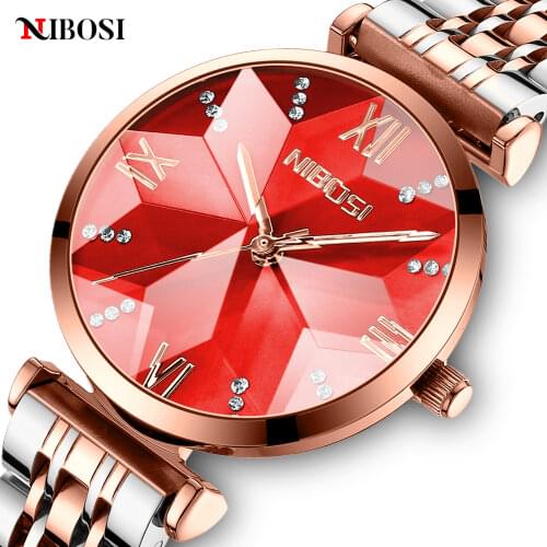 2020 Luxury Brands Women Dress Watches Top Brand NIBOSI Female Clock Womens Ceramic Strap Decoration Watches Relogio Feminino