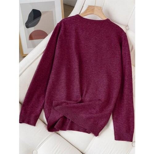 Harteen Spring Autumn 2021 High Street Elastic Korean Fashionable Womens Long Sleeve Knitted Top Femme Thin Sweater Pullovers