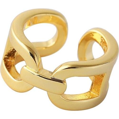 2021 Hot Copper female Fashion Letters Ring Old Head Large Retro Gothic Women Jewelry Subtitle Fashion Adjustable Ring