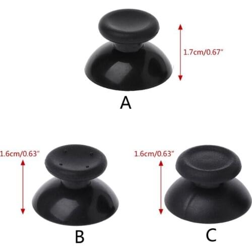 2021 New 10Pcs 3D Analogue Thumbsticks Thumb Stick for DS4 PS4 360 Controller Joystick Analog Grips