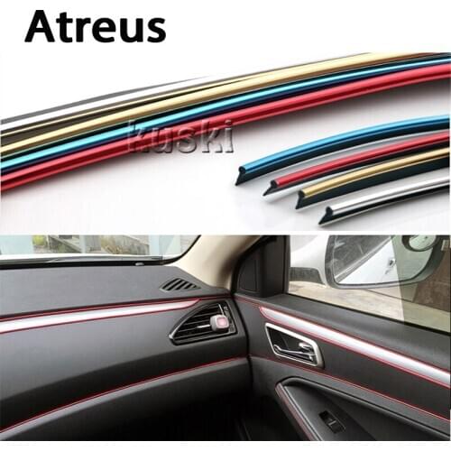 Atreus 3m Car Decoration Strip Automobiles Sticker For Kia Rio Ceed sportage Honda civic Renault duster Volvo Subaru Seat saab