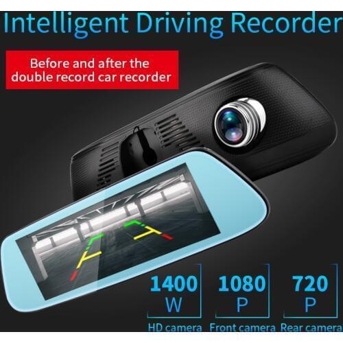 RoverOne 8'' Android GPS Navigation Car DVR 4G WIFI Bluetooth HD Video Recorder Auto Rear View Mirror Radar Detector Dashcam
