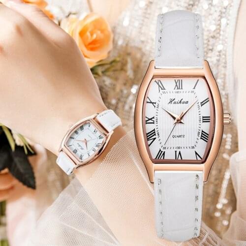Casual Women Leather Small Number Dial Watches For Women Sports Dress Fashion Ladies Bracelet Wrist Watch Female Quartz Clock