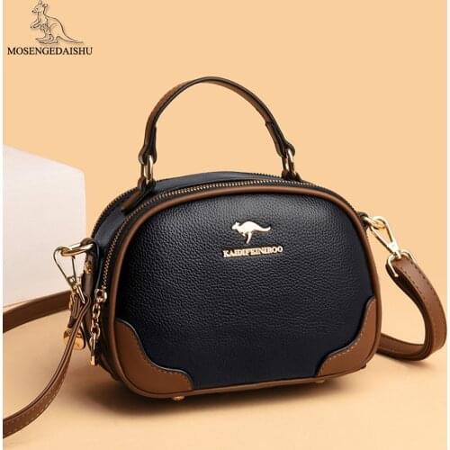 Letter Patchwork Designer Ladies Shoulder Bags Fashion Solid Color Crossbody Bag 2021 New High Quality Leather Women Travel Bags