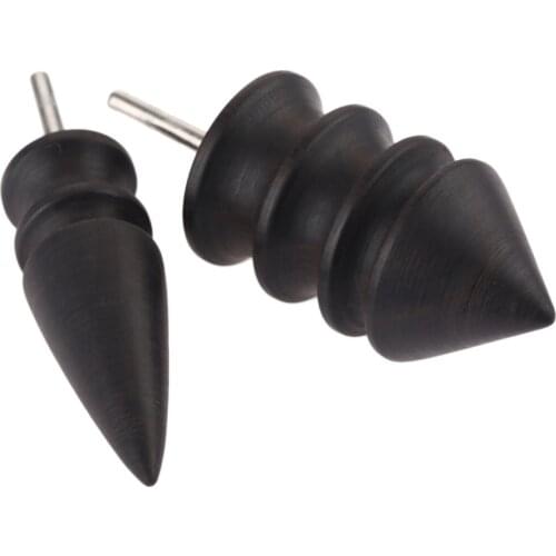 1 Pc Leather Edge Electric Polishing Slicker Head Sandalwood Leathers Craft DIY Tools Purple Sandalwood Grinding Head