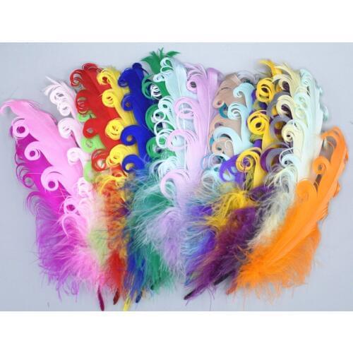 Hot! 10- 100pcs beautiful handicrafts goose feathers 5-7 "/ 13-18cm DIY decorative accessories, headwear accessories