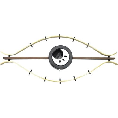 Nordic Decor Eye Wall Clock Antique Retro Wall Clock living room simple wooden creative silent Modern Design Wall Clock