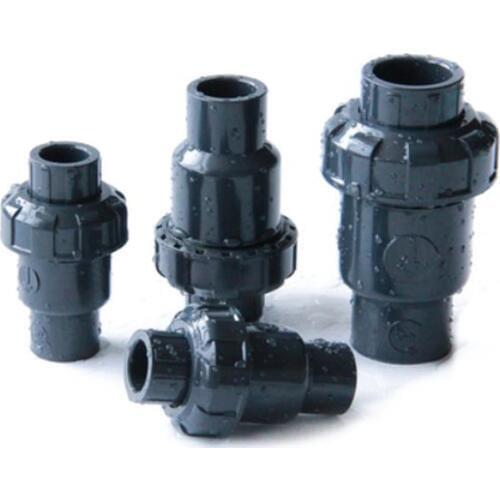 Taiwan SANKING PVC non-return Valve 50MM inner Plastic Flap Check DN25 DN32 DN40 DN50 Valve Universal vertical horizontal