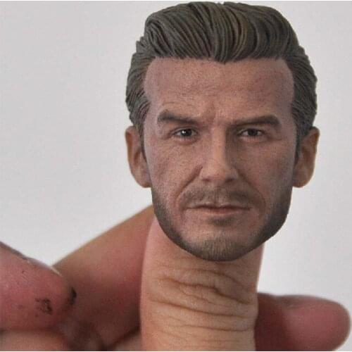 Delicate Paint 1/6 Football Super Star David Beckham Head Sculpt Fit 12" Figure