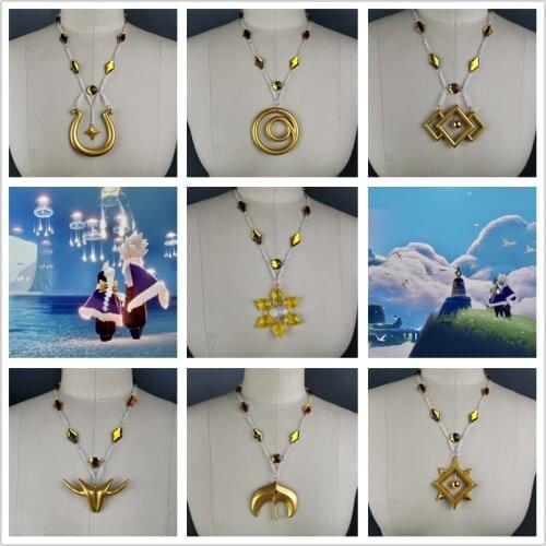 New Sky Children of Light Cosplay Necklace Pendant Choker Necklace Jewelry Gift Halloween Carnival Party Costume Accessories