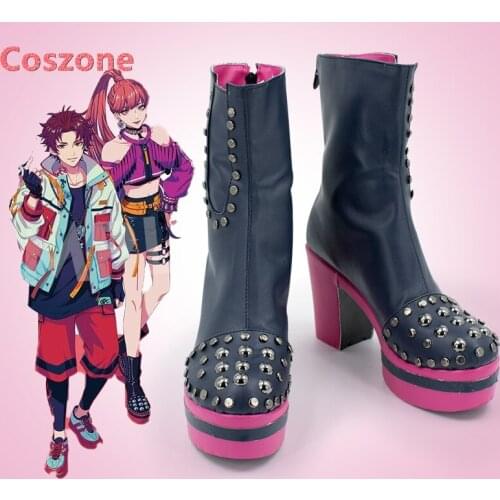 Paradox Live Anne Faulkner BAE CV.96 Cat Cosplay Shoes Boots Season 2 Halloween Costume Accessories
