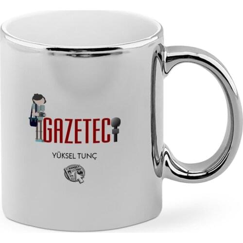 Personalized Professional Gazeteci Chrome Mug Cup-1