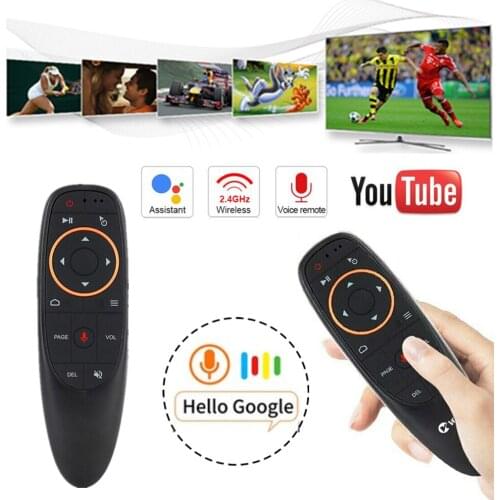 Set top box Voice Remote Control 2.4G Wireless Air Mouse Gyroscope IR Learning for Android tv box G10 G10S H96 Max X96 mini