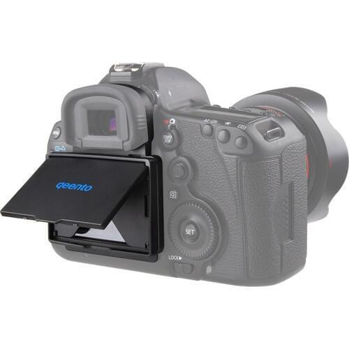 Qeento LCD Screen Protector Pop-up sun Shade lcd Hood Shield Cover for Digital CAMERA CANON 5DS 5DSR R DSLR