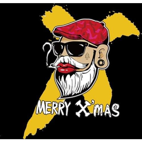 Christmas Santa Claus Patches for Clothing Iron on Stickers Heat Transfer Cute Santa Claus Transfert Thermocollants Parches