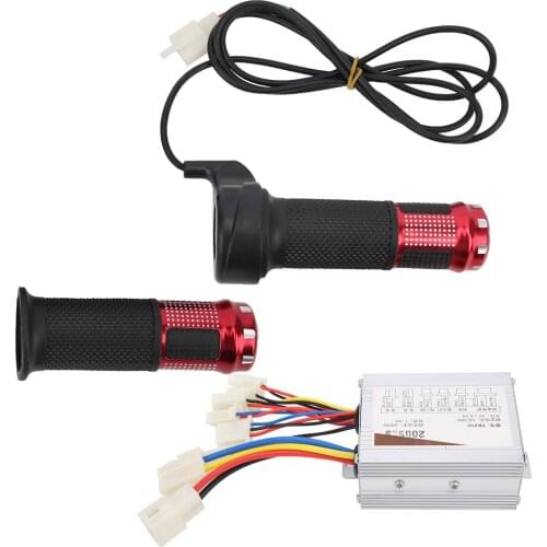 48V 500W Electric Bike Brush Controller+ Twist Handle Kit Electric Bike Motor Accessories