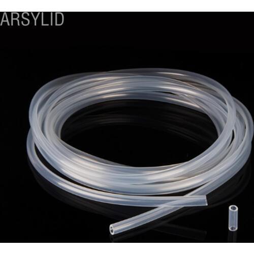 ARSYLID 1meter 8x12 water cooling pipe transparent ultra soft silicone pipe for water block radiator Waterblock cooler