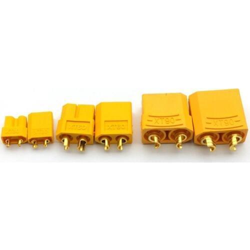 XT30 XT60 XT90 Male Female Bullet Connectors ADAPTER Plug For RC Lipo Battery For RC Lipo Battery Quadcopter Multicopter