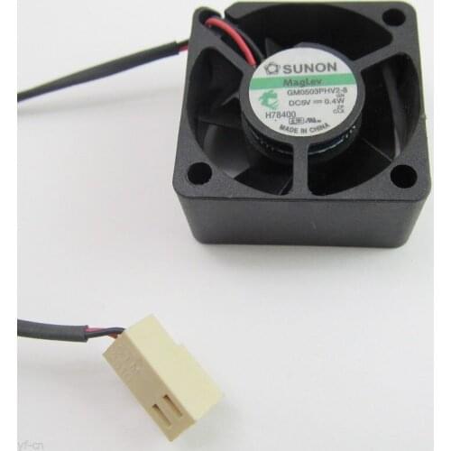 1pc SUNON GM0503PHV2-8 30x30x15mm 3015 5V 0.4W Mini DC Cooling Fan 2 Pin Connector