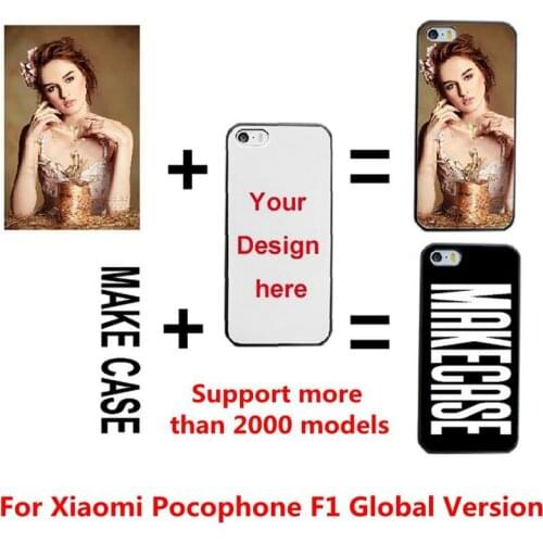 DIY Personalized custom photo name Customize printing your design picture cover case for Xiaomi Pocophone F1 Global Version