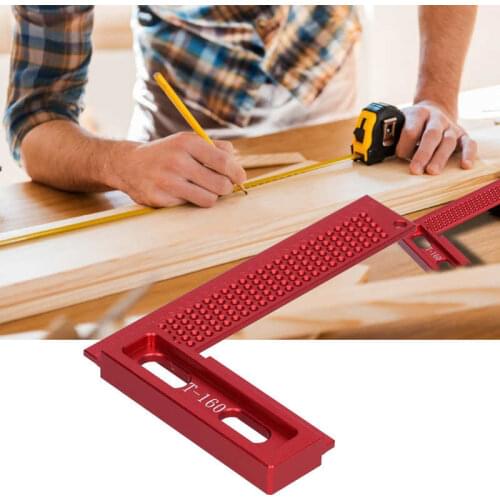 Right Angle Ruler 90 degree Fixing Positioning Parallel Line L Frame Square Woodworking Scribe Tool Ferramentas Measuring Tools
