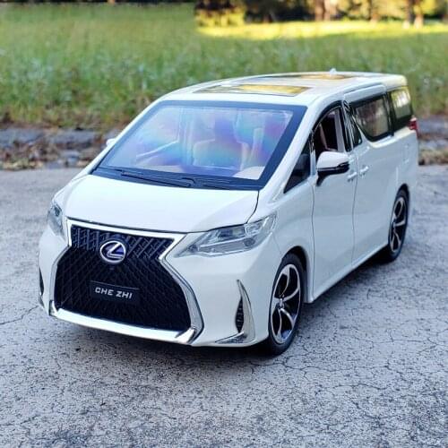 Diecast 1:24 LM300H Alloy MPV Business Car Model Simulation Metal Vehicle Toy Collection Decoration Souvenir Ornaments Display