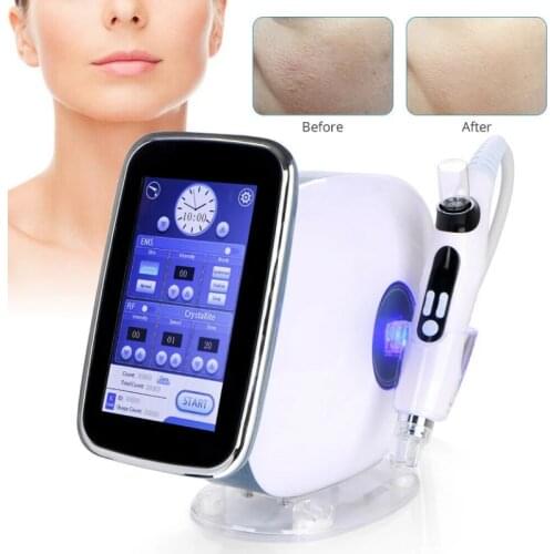 Best No Needle Injection EMS Face Mesotherapy Machine RF Radio Frequency No-Pain Anti Aging Photon Skin Care Beauty Instrument