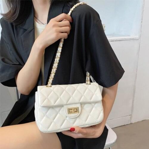 Fashion Chain Crossbody Bags for Women 2021 New Ladies Simple Shoulder Bags Designer Style Women Purses And Handbags Sac A Main