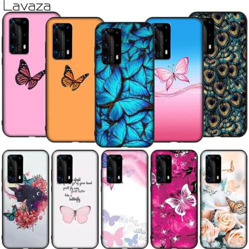 Lavaza K34 Butterfly On The Cat Nose Soft Case for Honor Note 6A 7A 7C 7X 8 8A 8C 8X 9 9X 10 20S 30 9A 10X Y6P Lite Pro