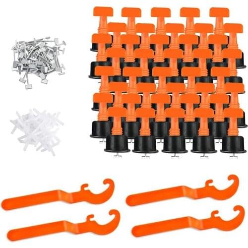 704 Pcs Tile Leveling System Kit Flat Ceramic Floor Wall Construction Tools Reusable Leveling System Kit for Tile CNIM Hot