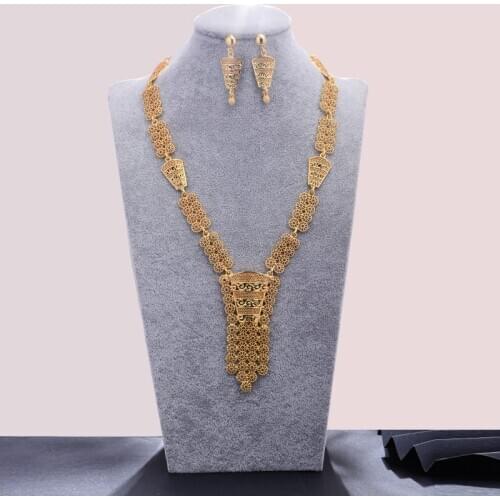 Ethiopian/Oman Habesha Jewelry Sets Gold Color African/Eritrea/ Wedding Gifts Dubai Jewelry set dia del padre regalitos