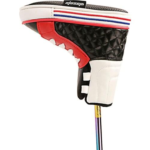 Golf putter headcover New shoe design PU straight putter cover free shipping