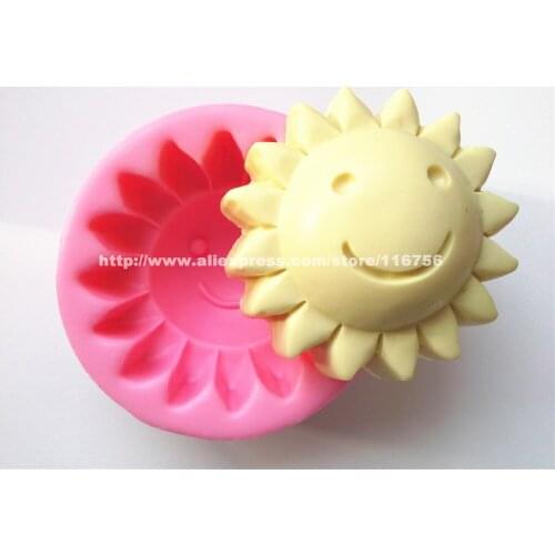 New! Free Shipping Smile Shaped Silicone Soap Mold Cake Decoration Fondant Cake 3D Mold Food Grade Silicone Mould 254