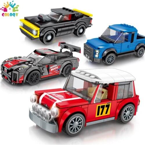 NEW Racing Car Building Block AMG Racer NEW Enlighten Bricks Car Toys for Children BLOCK