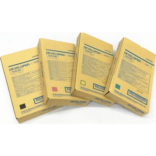 Original Black/Yellow/Magenta/Cyan Developer A04P600/A04P700/A04P800/A04P900 DV610 for Konica Minolta C5500 C5501 C6500 C6501