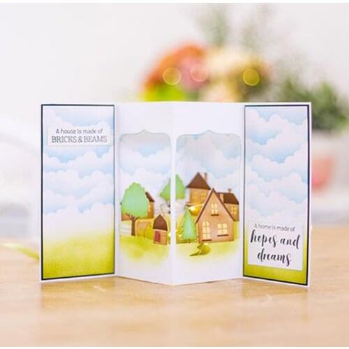 Panalisacraft cute house Metal Cutting Dies Stencils for DIY Scrapbooking/album Decorative Embossing DIY Paper Cards