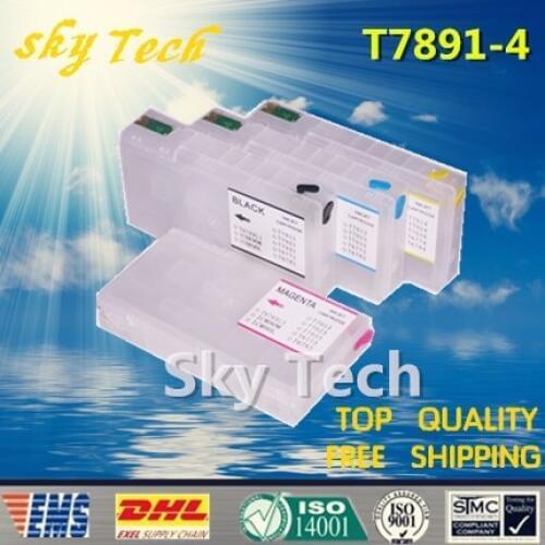 Empty Refillable Cartridges For T7891 - T7894 suit for 4630DWF WF-4640DTWF WF-5110DW WF-5190DW WF-5620DWF WF-5690DWF