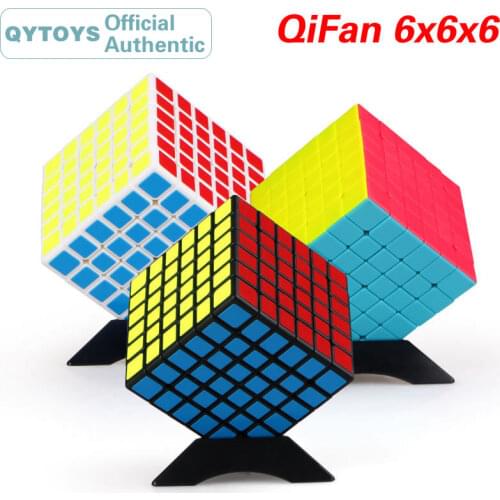 QiYi QiFan S 6x6x6 Magic Cube 6x6 Speed Twisty Puzzle Brain Teaser Challenging Intelligence Educational Toys For Children