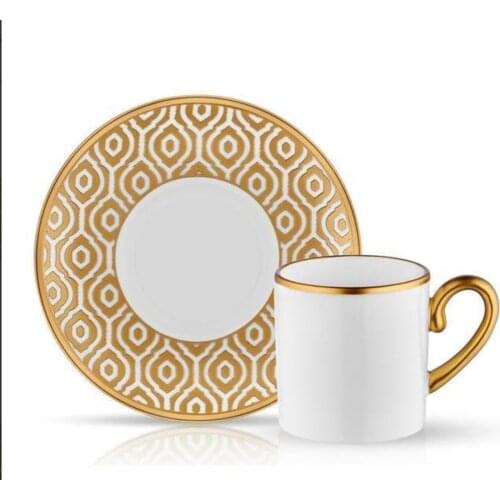 Special Design Coffee Cup Mug Set 12 pcs with 6 pcs Coffee Water Glass