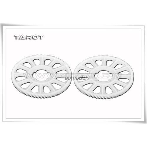 Tarot TL50178 500E PRO Slant Thread Main Drive Gear/134T White/Red FreeTrack Shipping