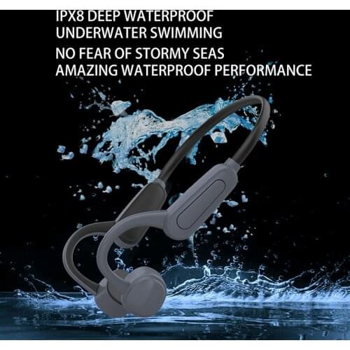 Waterproof MP3 IPX8 Diving Swimming MP3 Player 16GB Bone Conduction Wireless Bluetooth Headset Surfing and phone Waterproof Bag
