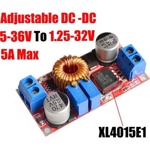 XL4015 E1 Lithium Battery Charger Module for 3D Printer Board 5A DC to DC Step Down Led Power Converter Charger Step Down Module
