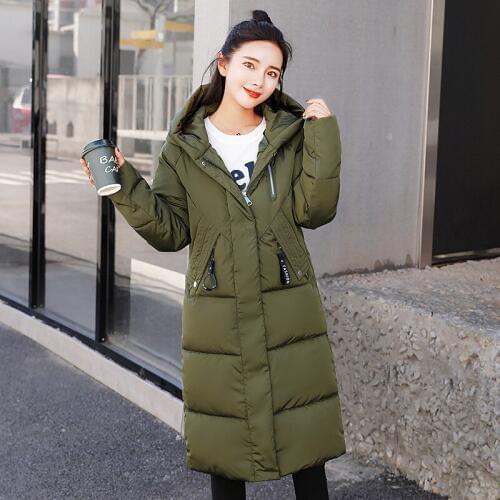 Cotton Polyester Zipper High Waist Standard Full Zippers Rushed Long Fund Loose 2019 Winter New Korean Clothes