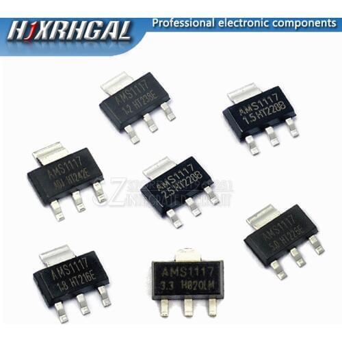 1PCS AMS1117 AMS1117-3.3V AMS1117-ADJ AMS1117-1.8 AMS1117-1.2 AMS1117-5.0 AMS1117-2.5 AMS1117-3.3 AMS1117-5.0 AMS1117-1.5