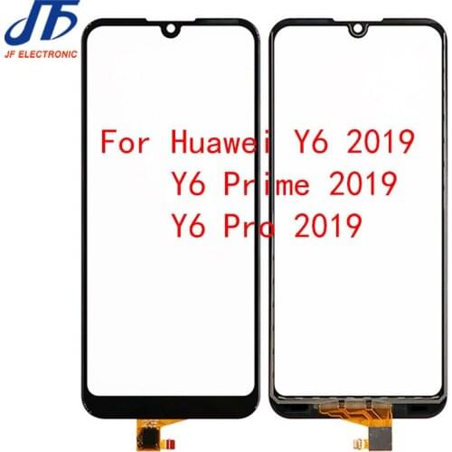 10Pcs/lot For Huawei Y6 2019 Touch Screen Y6 Prime 2019 Touch Panel Sensor Digitizer Front Outer LCD Glass Y6 Pro 2019 MRD-LX1F
