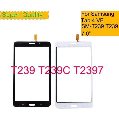 10Pcs/lot For Samsung Galaxy Tab 4 7.0 VE SM-T239 T239 T239C T2397 Tab4 Touch Screen Digitizer Glass Panel Sensor Touchscreen