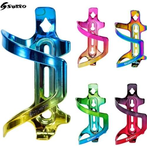 2pcs 2021 New SWTXO Bicycle Water Bottle Cage Ultralight Aluminum Alloy MTB Road Bike Water Bottle Holder Drink Cup Bracket