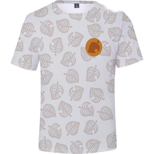 2020 style summer animal crossing Men/Women Pullovers Tops Leopard 3D Print T-SHIRT Winter Fashion Casual T-SHIRT Shirts