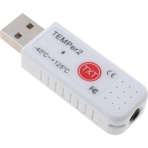 2021 New PC TEMPER2 Sensor USB Thermometer Hygrometer Temperature Data Logger Recorder