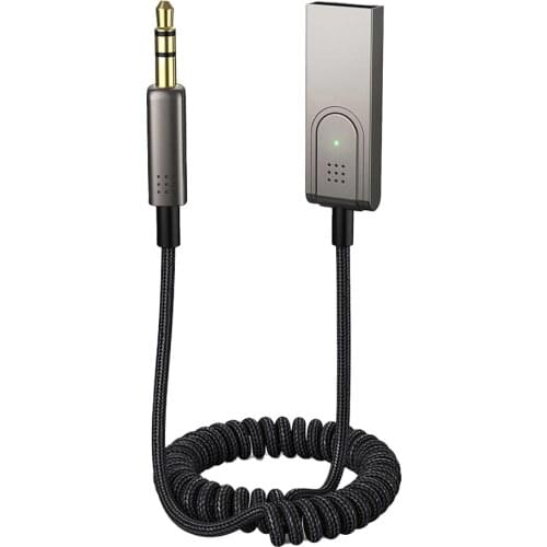 Aux Bluetooth Adapter Dongle Cable For Car 3.5mm Jack Mic Aux 5.0 4.2 4.0 Wireless Receiver Speaker Audio Music Transmitter